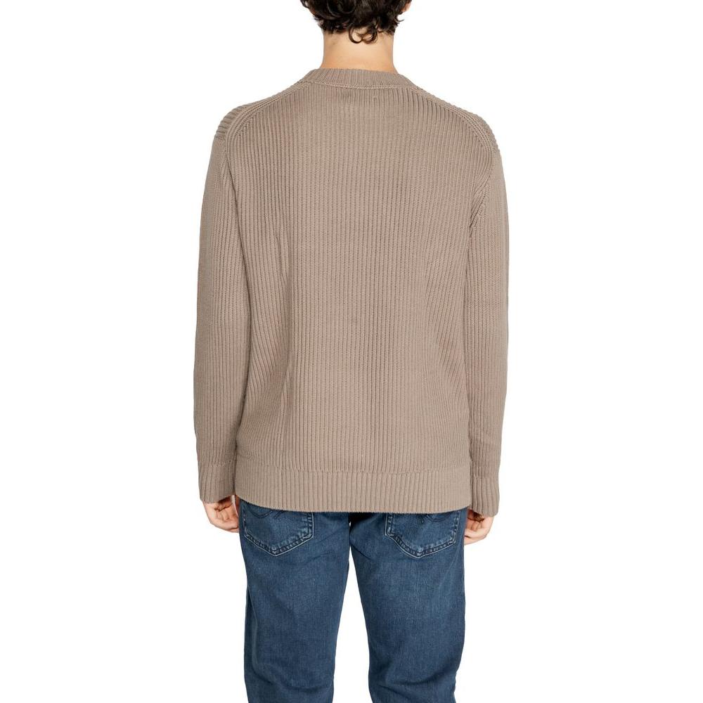 Calvin Klein Jeans Brown Organic Cotton Sweater Calvin Klein Jeans Rosy Brown
