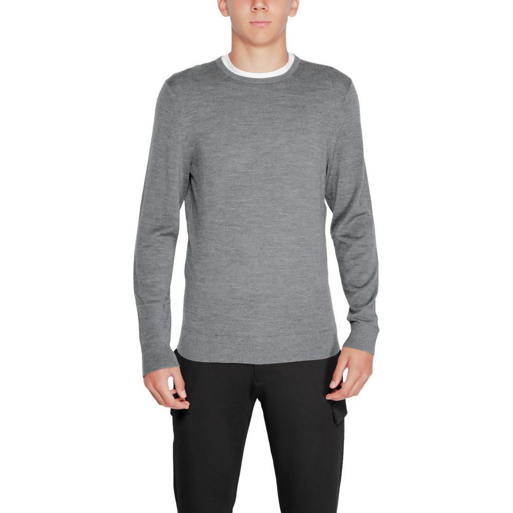 Calvin Klein Gray Recycled Wool Sportswear CA-14587100138-IT44 | S