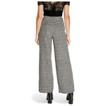 Vila Clothes Black Recycled Polyester Pant VI-15322900009-IT36|XXS