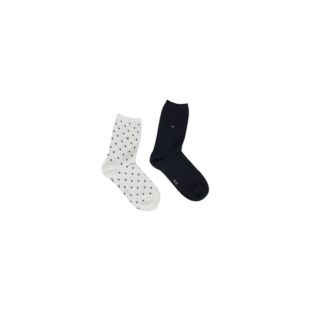 Tommy Hilfiger White Cotton Tights & Sock Tommy Hilfiger Light Gray