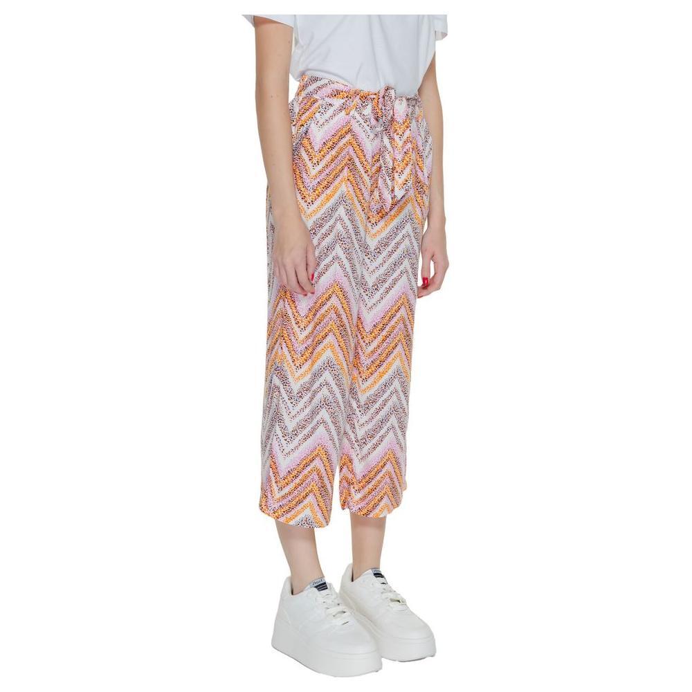 Only Multicolor Viscose Cropped Pant ON-10267000145-IT36|XXS