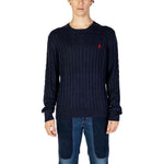 U.S. POLO ASSN. Blue Cotton Sweater US-15719300010-IT52 | XL