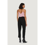 Vila Clothes Black Viscose Cropped Pant VI-10437300009-IT36|XXS