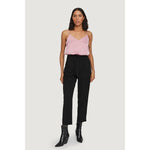 Vila Clothes Black Viscose Cropped Pant VI-10437300009-IT36|XXS
