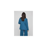 Vila Clothes Blue Polyester Blazer VI-12634200582-IT38|XS