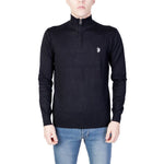 U.S. POLO ASSN. Black Cotton Sweater US-13146700009-IT52 | XL