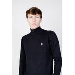 U.S. POLO ASSN. Black Cotton Sweater US-13146700009-IT52 | XL