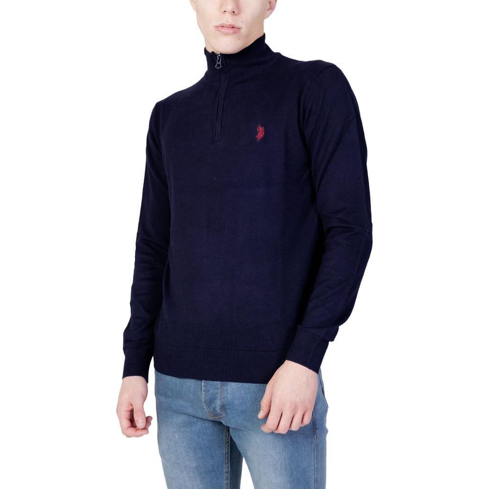 U.S. POLO ASSN. Blue Cotton Sweater US-13146700010-IT44 | S