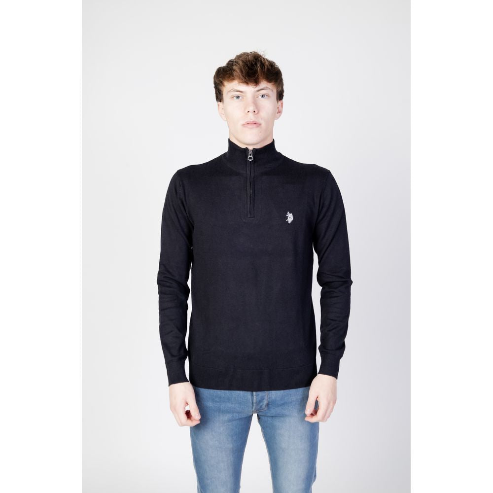 U.S. POLO ASSN. Black Cotton Sweater US-13146700009-IT52 | XL