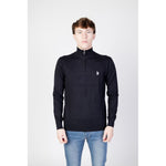 U.S. POLO ASSN. Black Cotton Sweater US-13146700009-IT52 | XL