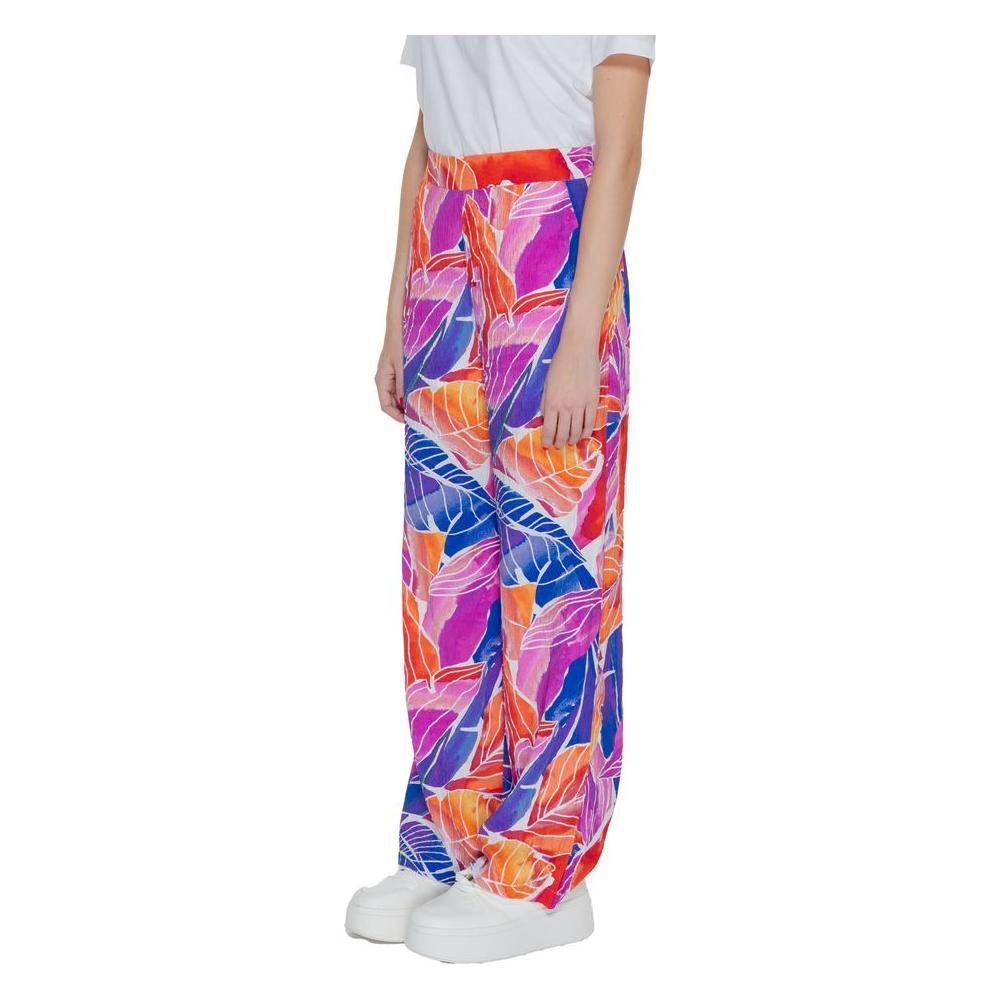 Vila Clothes Multicolor Viscose Pant VI-13396600145-IT38|XS