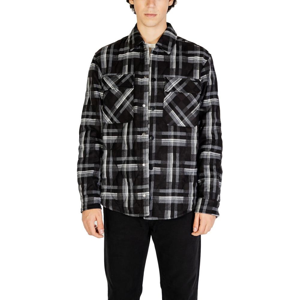 Gianni Lupo Black Polyester Jacket Gianni Lupo Black