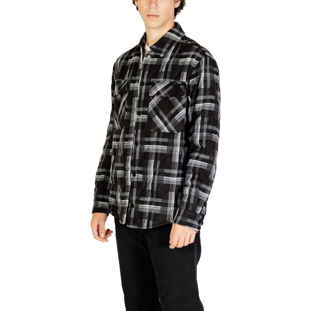 Gianni Lupo Black Polyester Jacket Gianni Lupo Black