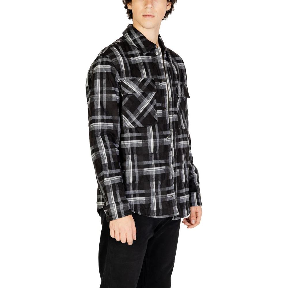 Gianni Lupo Black Polyester Jacket Gianni Lupo Black