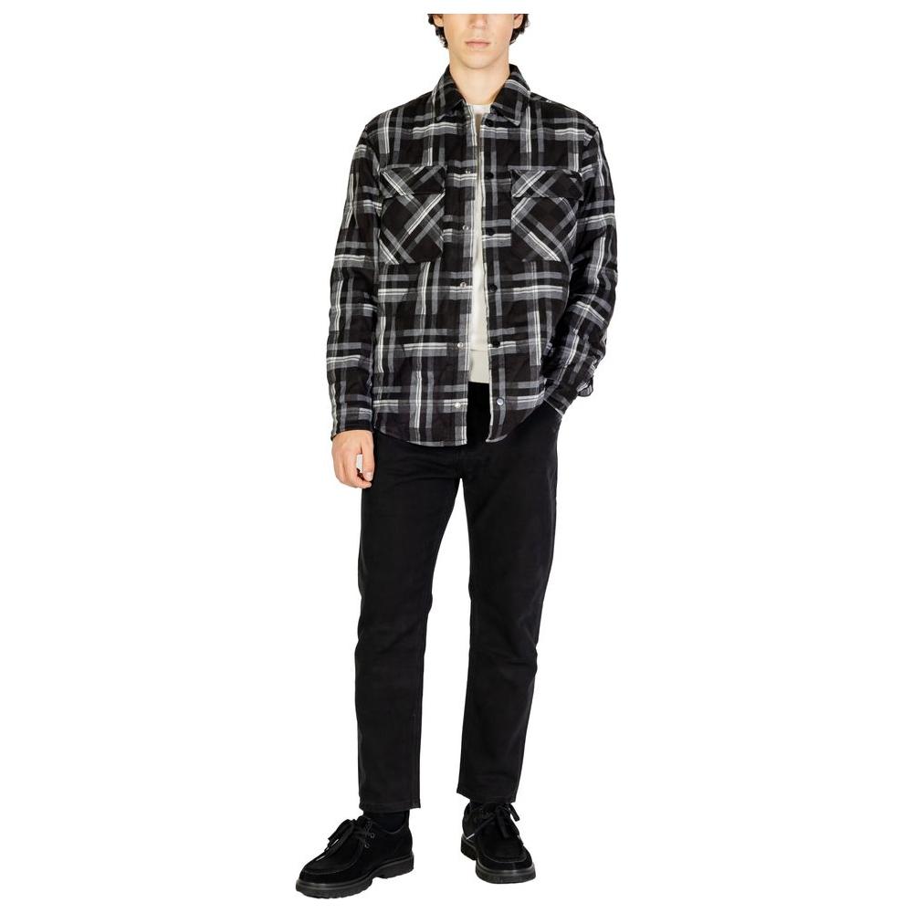 Gianni Lupo Black Polyester Jacket Gianni Lupo Black