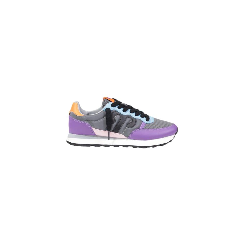 Wushu Purple Suede Leather Sneaker with modern design and rubber sole for grip, styled for comfort and versatility.