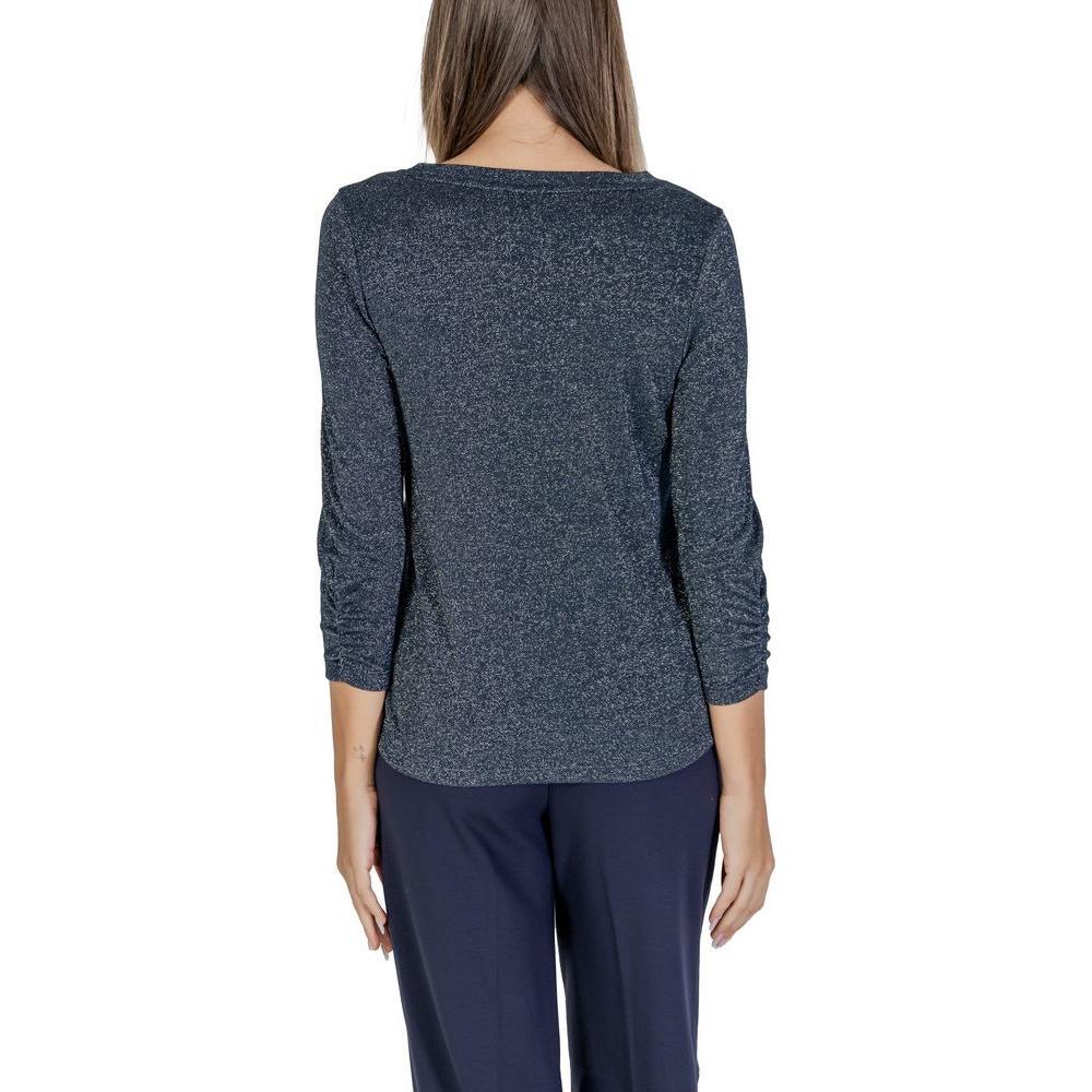 Street One Blue Polyester Long Sleeve ST-15624100010-IT36|XXS