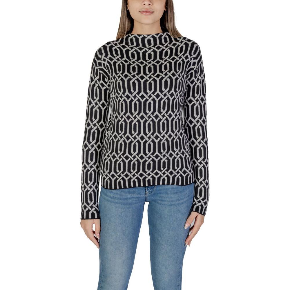 Street One Black Viscose Sweater Street One Slate Gray