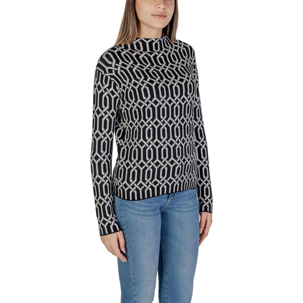 Street One Black Viscose Sweater Street One Dark Slate Gray