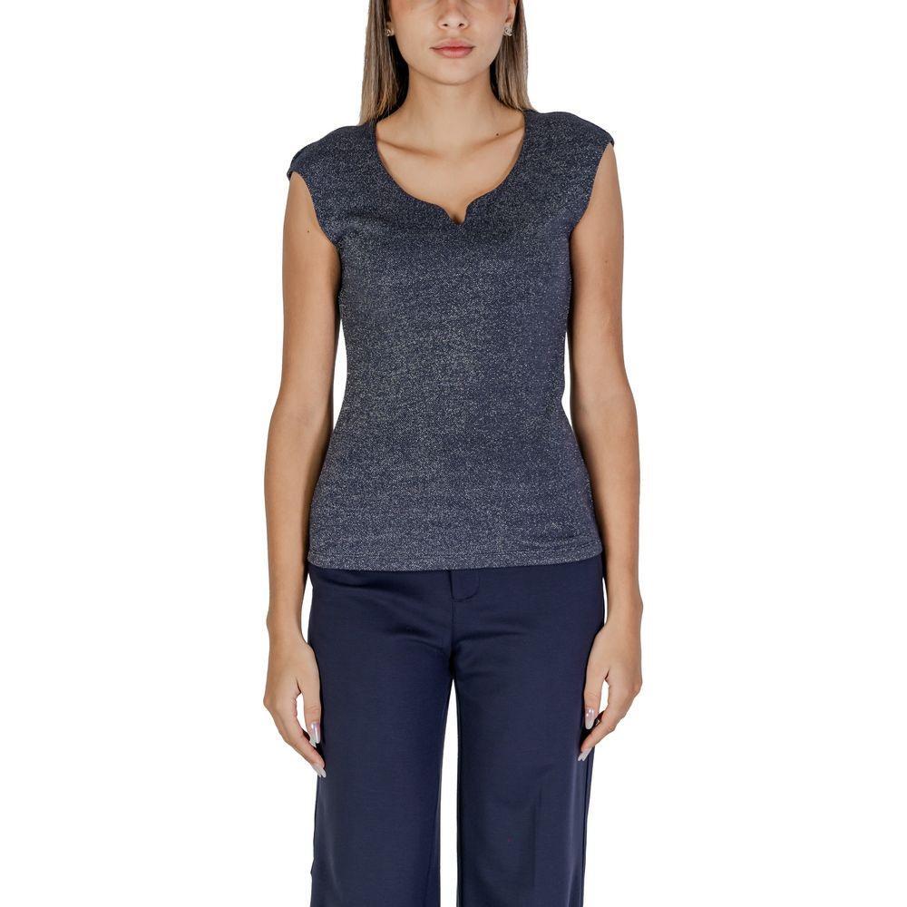 Street One Blue Viscose Tank Top ST-15624000010-IT40|S
