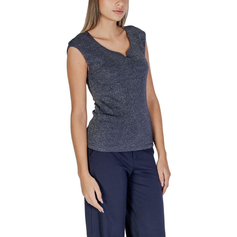 Street One Blue Viscose Tank Top ST-15624000010-IT40|S