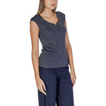 Street One Blue Viscose Tank Top ST-15624000010-IT40|S