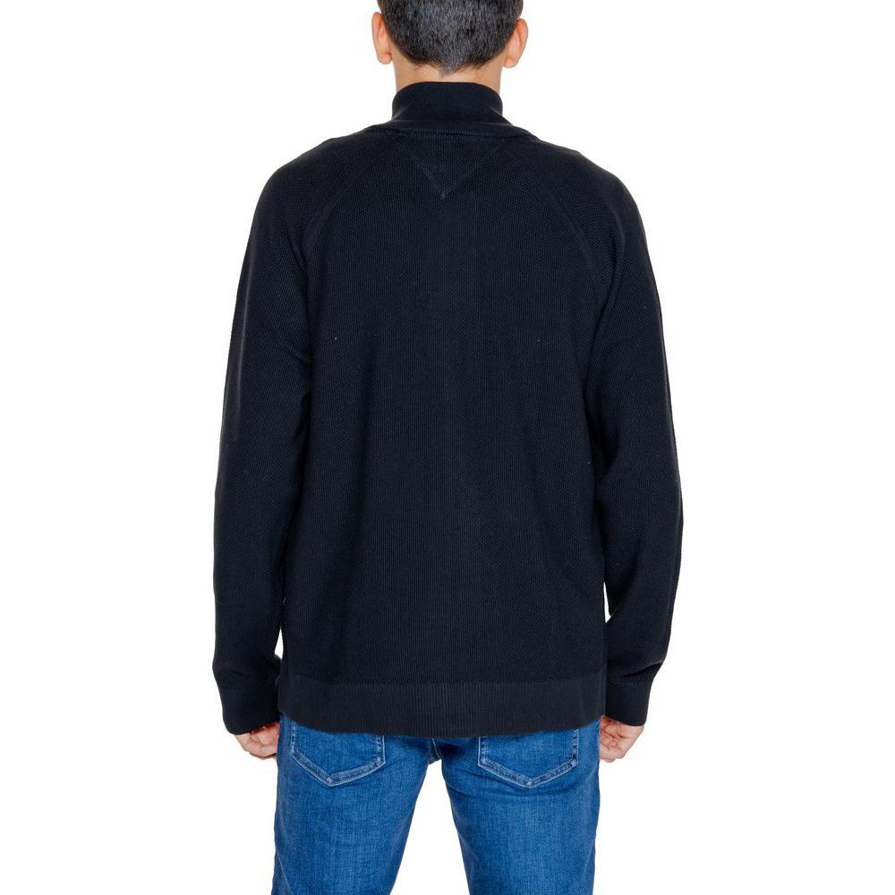 Tommy Hilfiger Jeans Black Cotton Cardigan TO-14566200009-IT44 | S