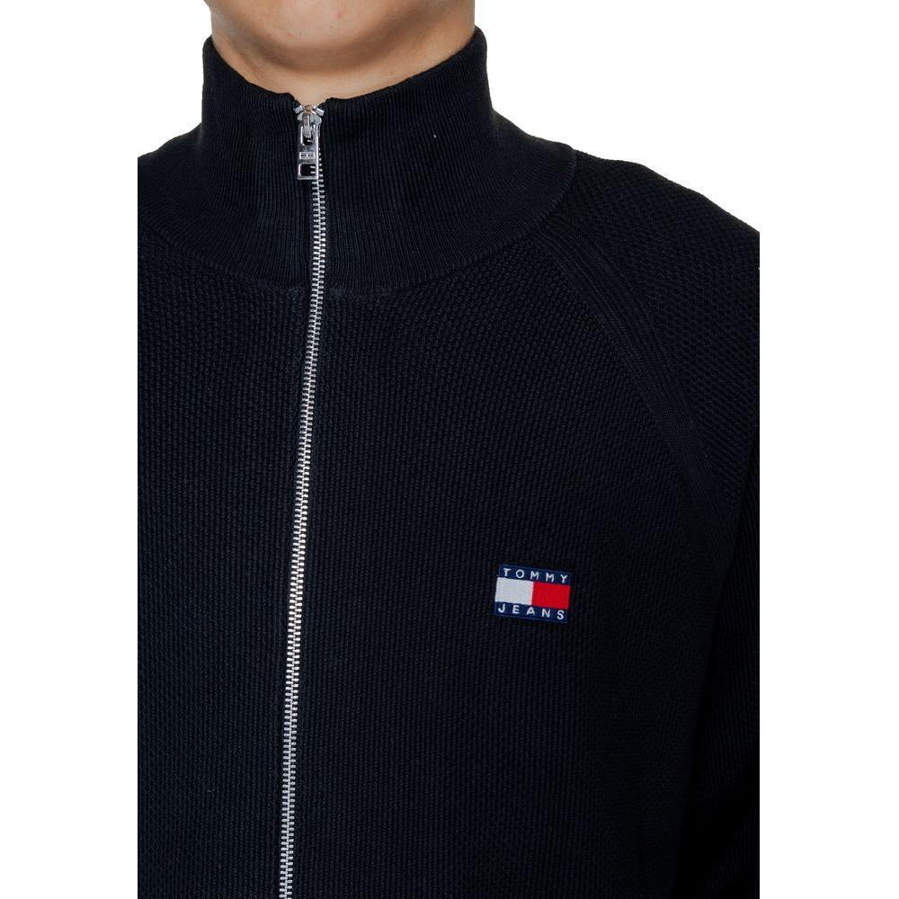 Tommy Hilfiger Jeans Black Cotton Cardigan TO-14566200009-IT44 | S