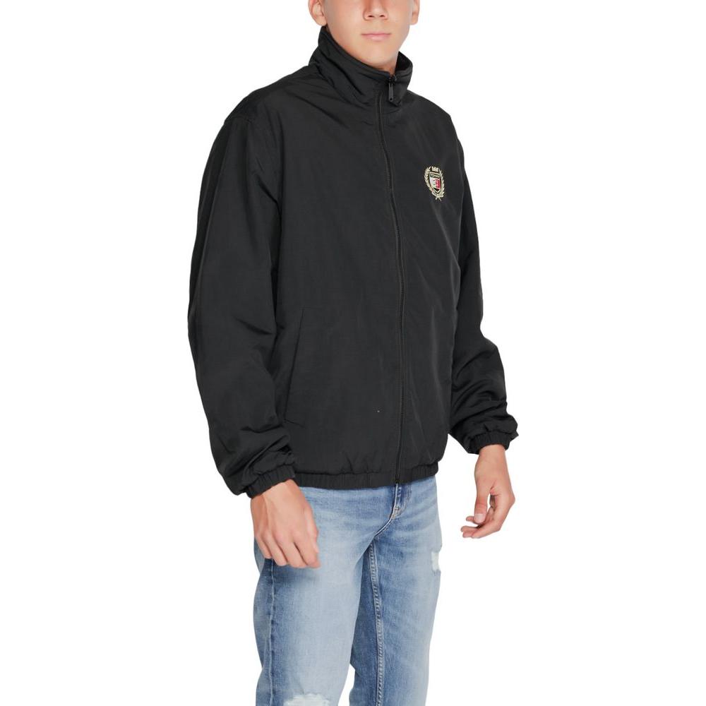 Tommy Hilfiger Jeans Black Recycled Polyester Jacket Tommy Hilfiger Jeans Dark Slate Gray