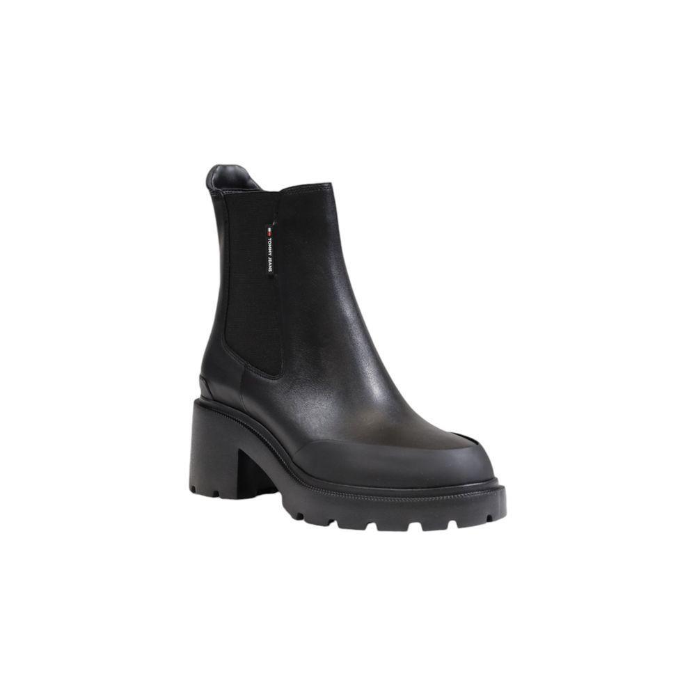 Tommy Hilfiger Jeans Black Leather Ankle TO-14582000009-EU41/US11