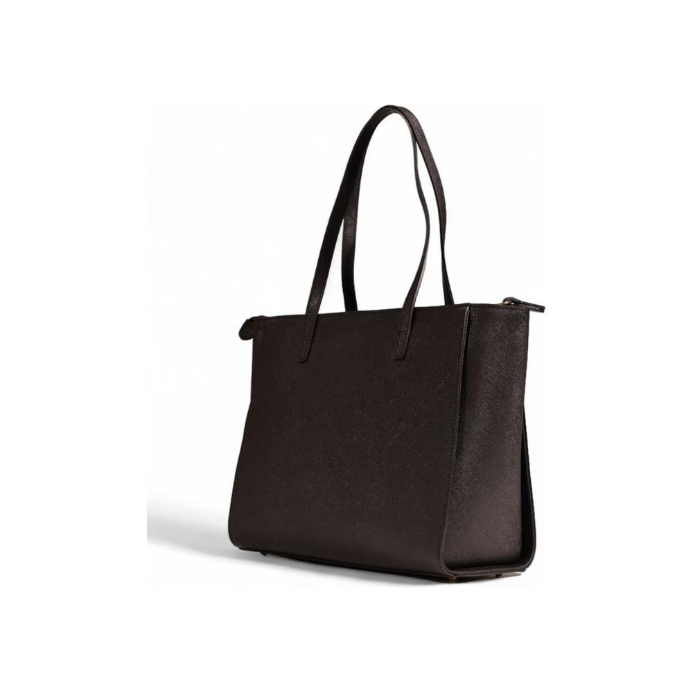 Alviero Martini Prima Classe black polyethylene handbag, fall/winter collection, women's, 76% polyurethane, stylish accessory.