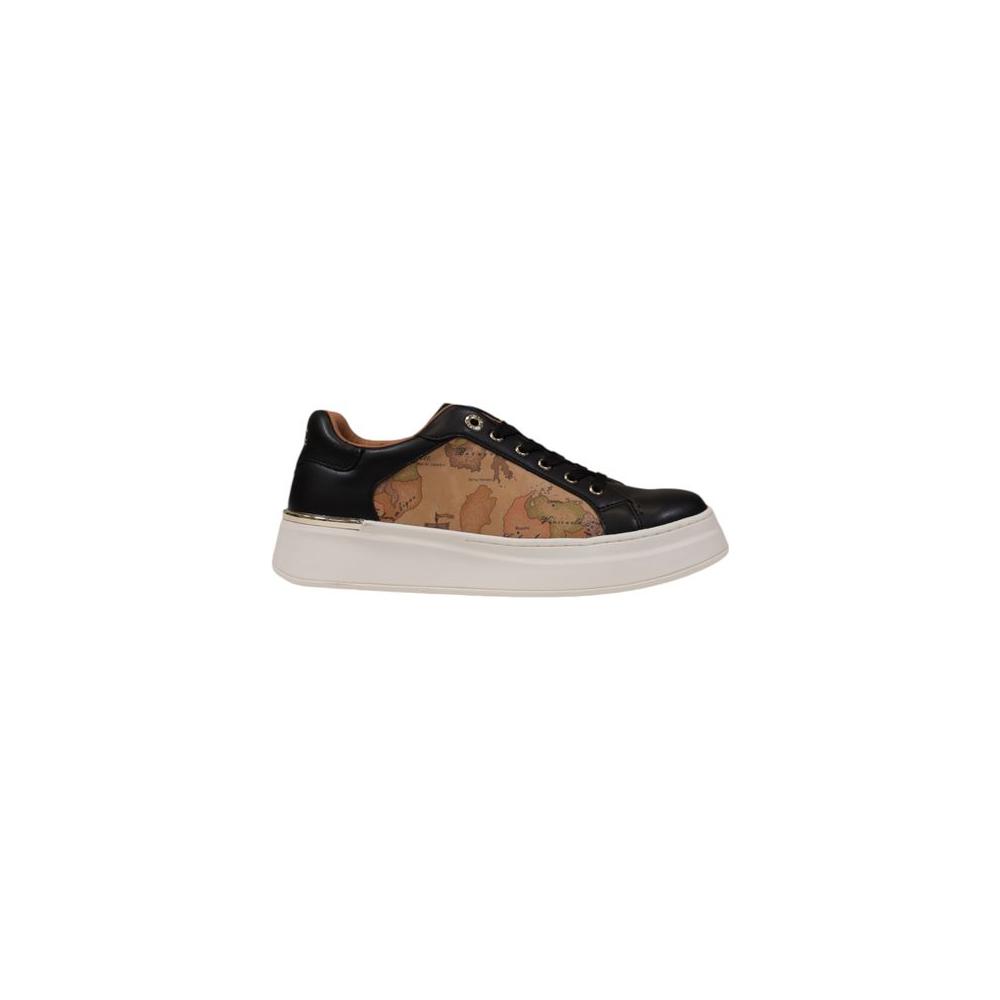 Alviero Martini Prima Classe black polyethylene sneaker for women, fall/winter collection, 100% polyurethane composition.