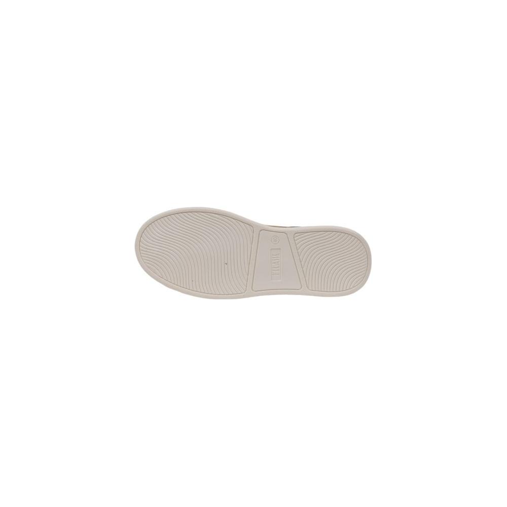 Alviero Martini Prima Classe black sneaker sole view, women's fall/winter collection, 100% polyurethane, white textured outsole.