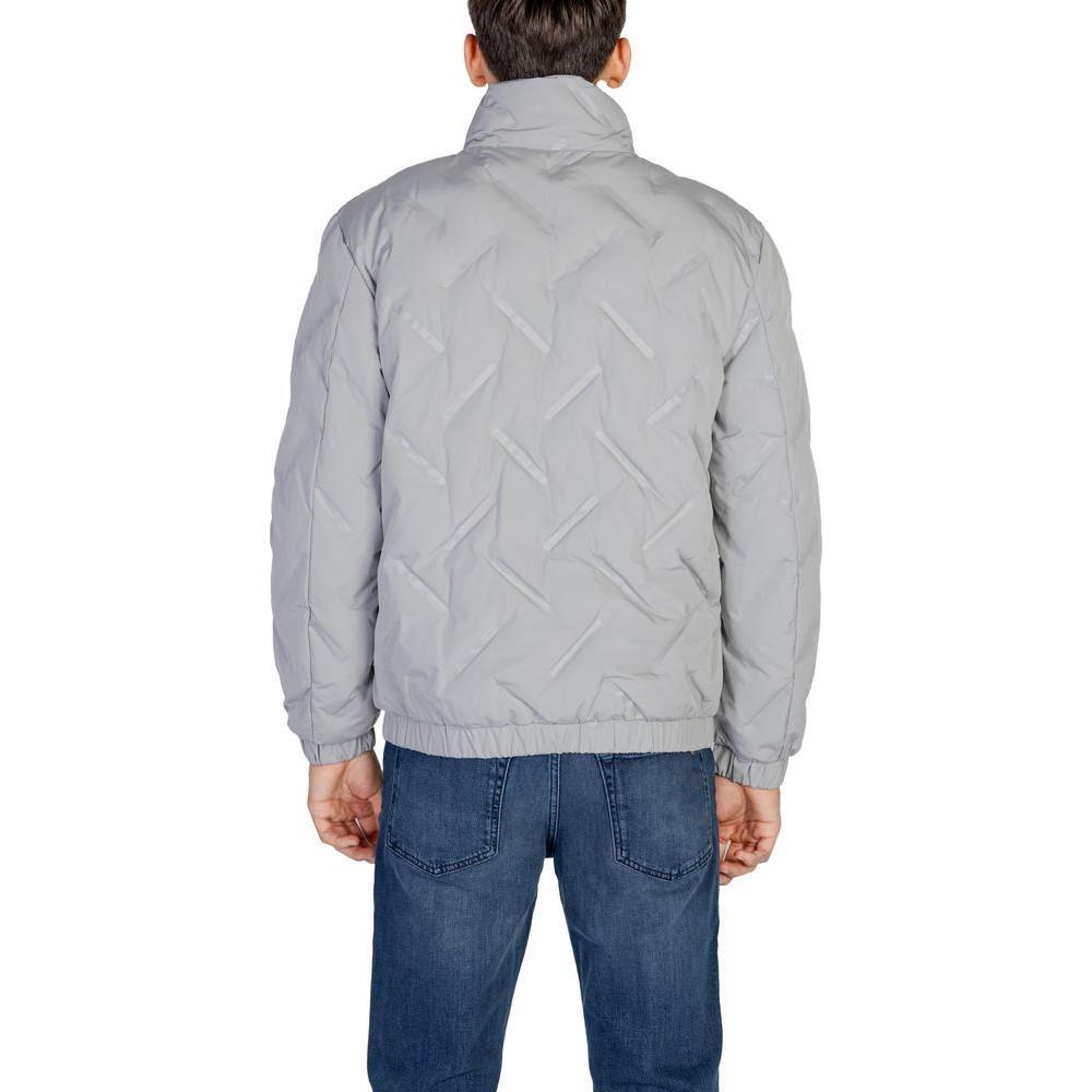 Antony Morato Gray Polyester Jackets & Coat AN-14634400137-IT48 | M