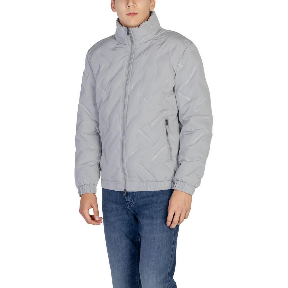 Antony Morato Gray Polyester Jackets & Coat AN-14634400137-IT48 | M