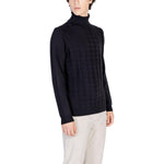 Antony Morato Black Cotton Turtleneck AN-14638800009-IT48 | L