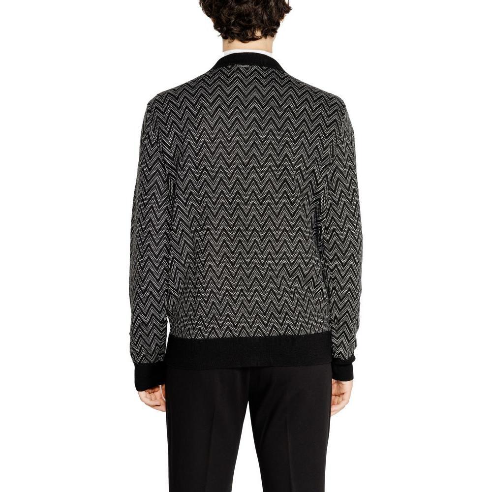 Antony Morato Black Mohair Cardigan AN-14639000009-IT48 | L