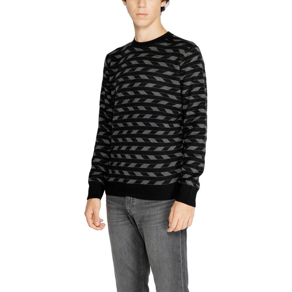 Antony Morato Black Marabou Sweater AN-14639100009-IT48 | L