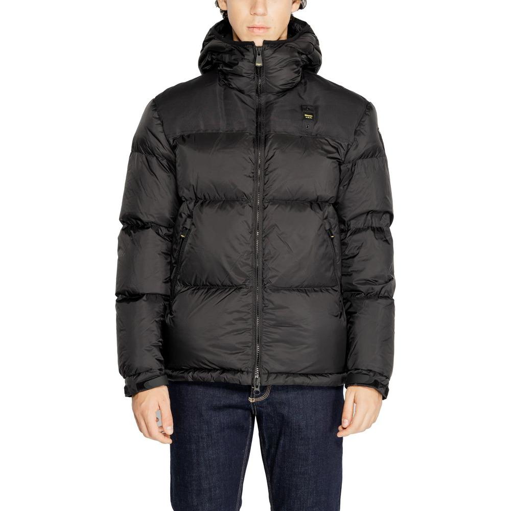 Blauer Black Polyamide Jacket Blauer Dark Slate Gray