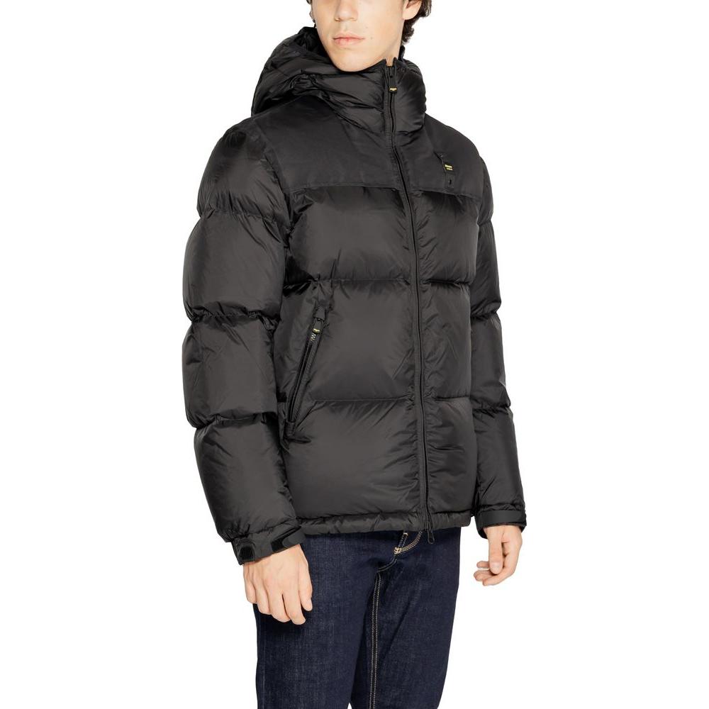 Blauer Black Polyamide Jacket Blauer Dark Slate Gray