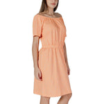 B.Young Orange Cotton Short BY-14886100125-IT40|S