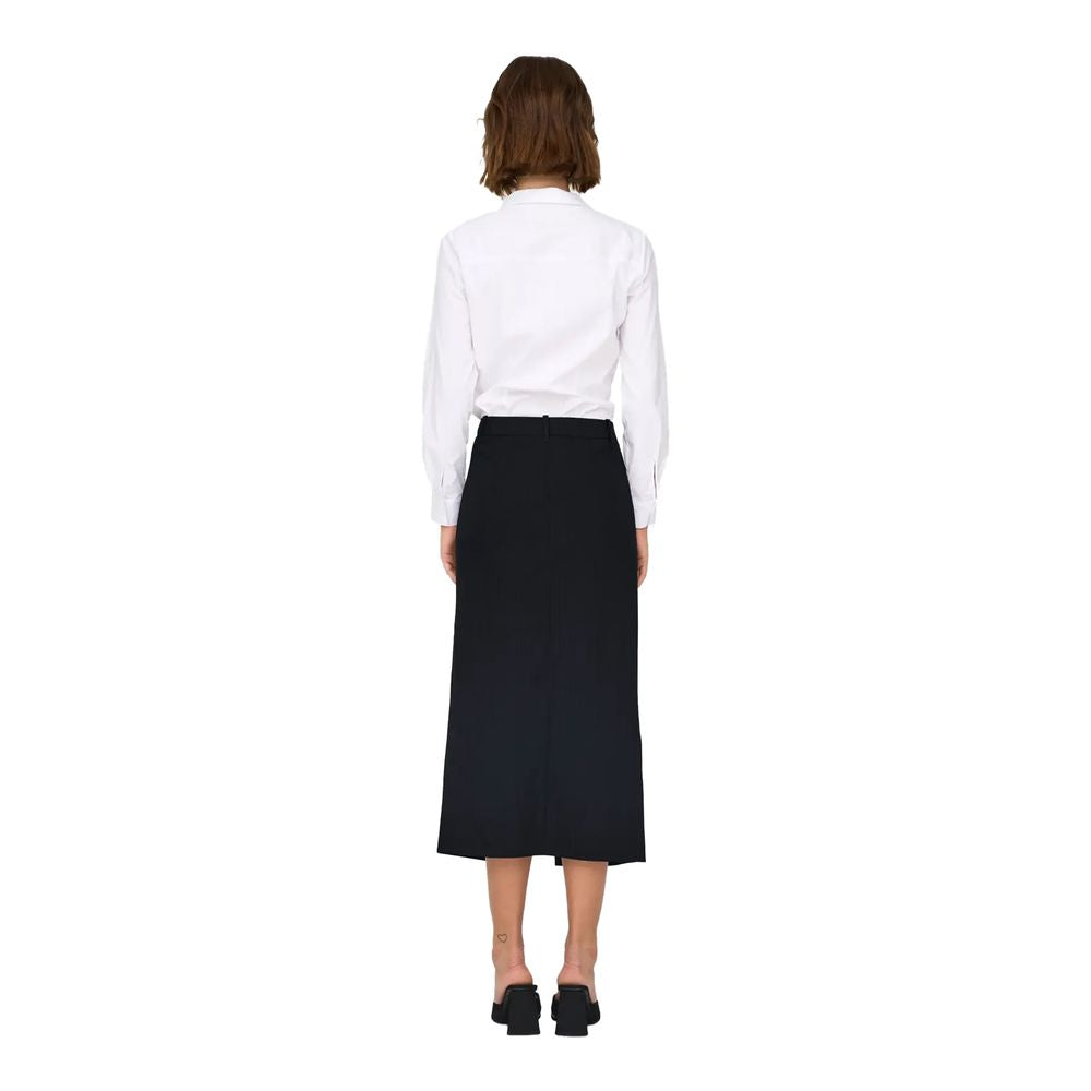Jacqueline De Yong Gray Polyester Long JA-14926300138-IT42|M