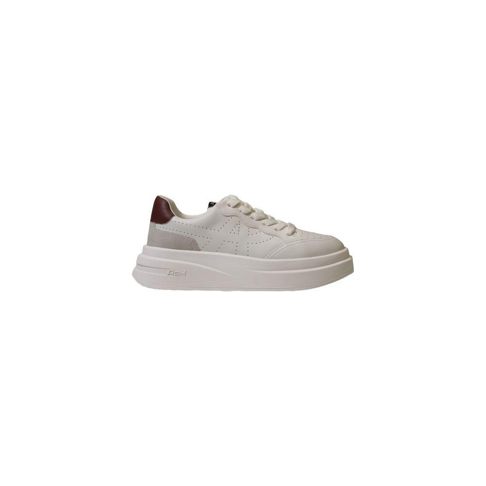 ASH Bordeaux Leather Sneaker for women, Fall/Winter collection, white and brown color, 100% leather.