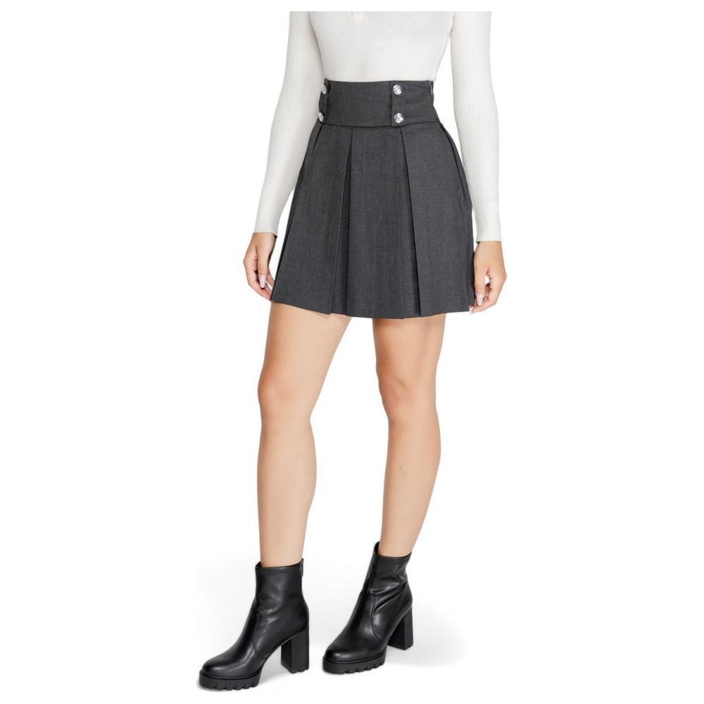 Morgan De Toi Gray Polyester Mini MO-15191500138-34 | XXS