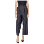 ICHI Black Polyester Pant IC-15420200009-IT38|XS