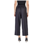 ICHI Black Polyester Pant IC-15420200009-IT38|XS