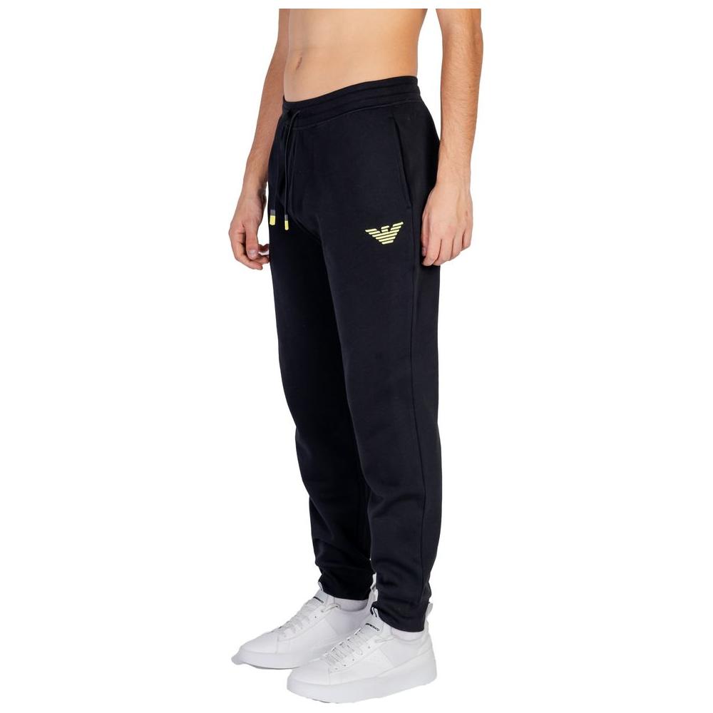 Emporio Armani Underwear Black Cotton Jeans & Pant Emporio Armani Underwear Black