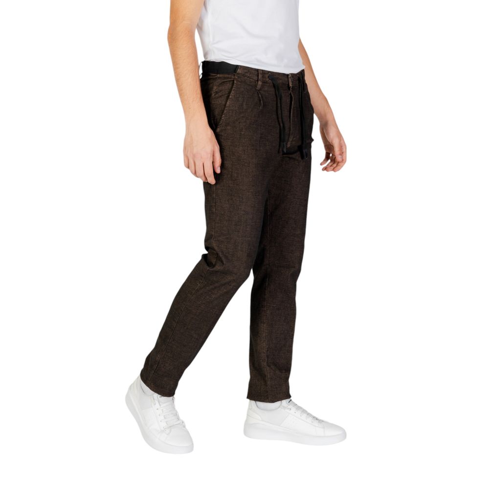 Hamaki-Ho Brown Cotton Casual Pants Hamaki-Ho