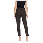 ICHI Brown Polyester Pant IC-15691600140-IT40|S