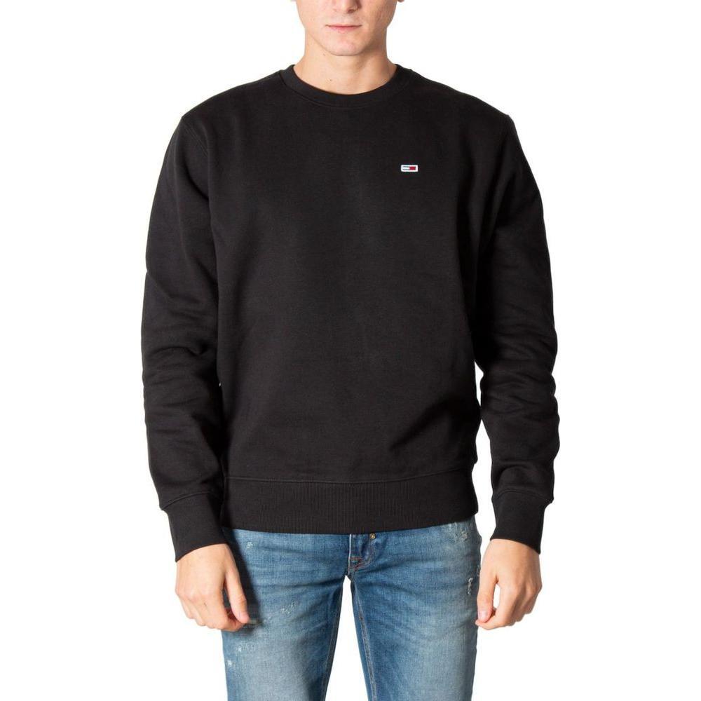 Tommy Hilfiger Jeans Black Cotton Sweatshirt TO-6417600009-IT54 | XXL